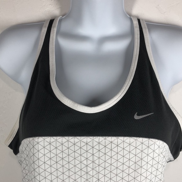Nike Dri-Fit gray and white workout tank size medium - Picture 2 of 10